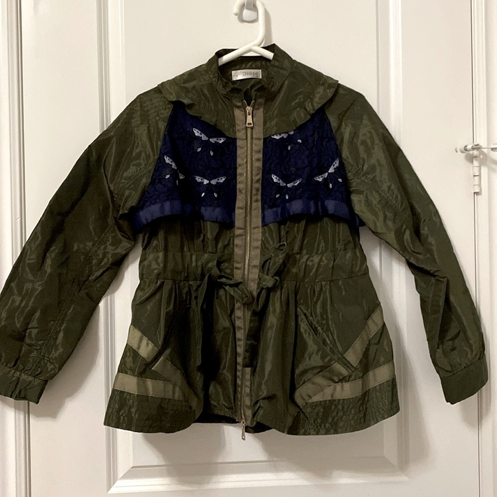 Green Peplum Jacket